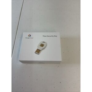 New Sealed Google Cloud Titan Security Key usb A, usb A to c adapter